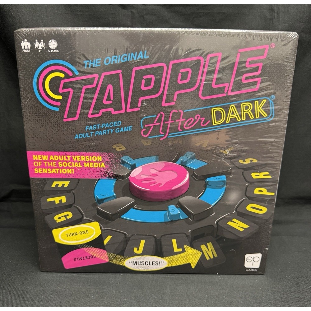 The Op Games Tapple After Dark Party Game For Adults Only Sealed